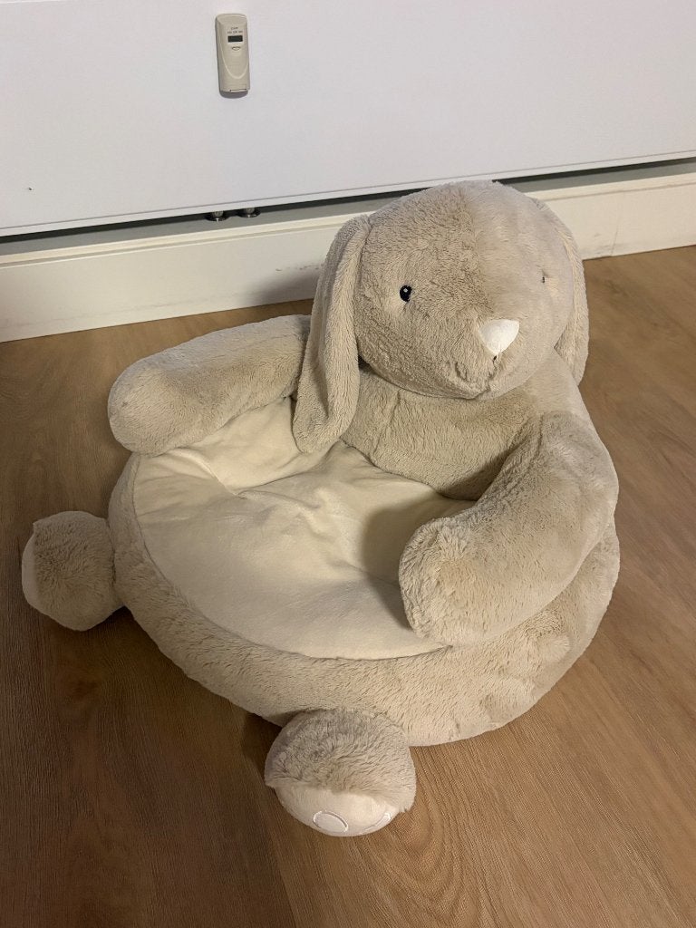 Kwantum konijn poef stoel, Ophalen, Minder dan 50 cm, Rond, Minder dan 50 cm