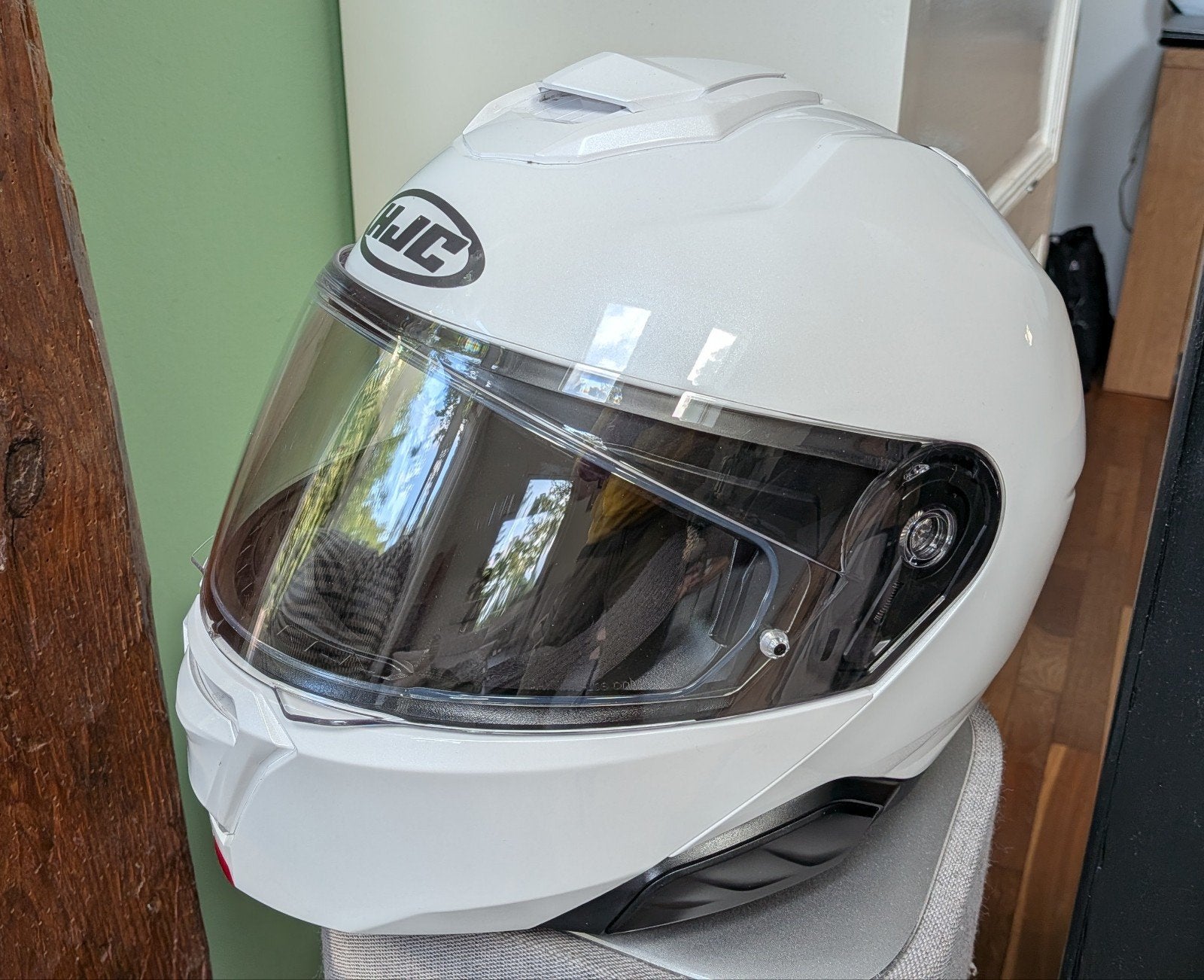 HJC i91 Systeemhelm, 3x gebruikt, Ophalen, XS, Systeemhelm, HJC