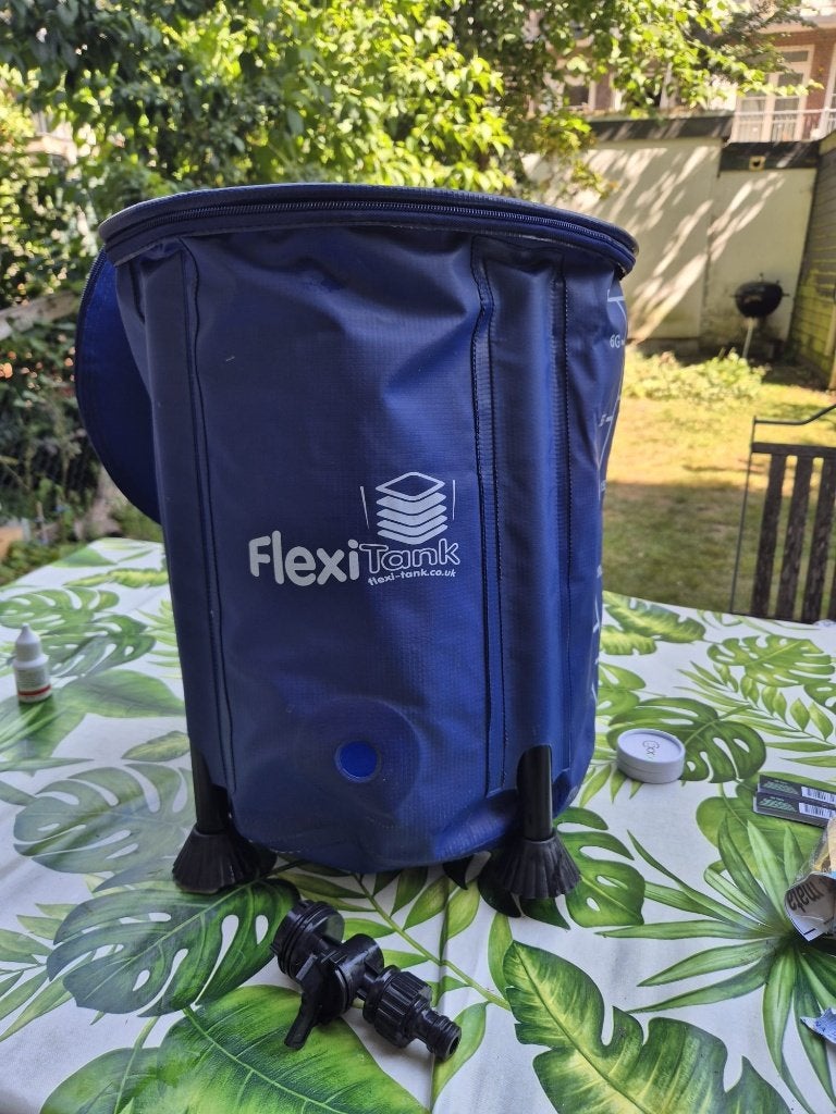2x Flexitank 25L, Ophalen, Kunststof, Met kraantje, Minder dan 75 liter