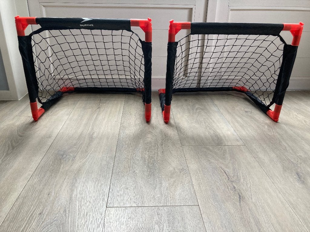 Dutchy voetbaldoel 2 stuks 55x44x44cm, Ophalen of Verzenden, Zo goed als nieuw