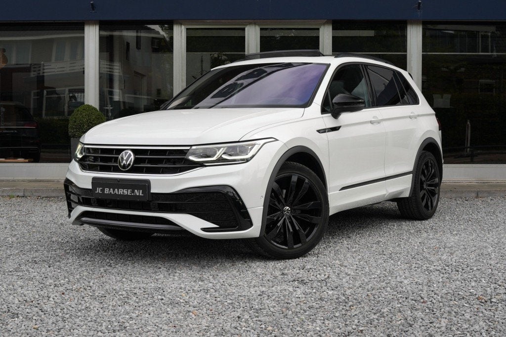 Volkswagen TIGUAN 1.5 TSI R-LINE/PANO/360/IQ-LIGHT/HUD/SFEER, Euro 6, 4 cilinders, Wit, SUV of Terreinwagen