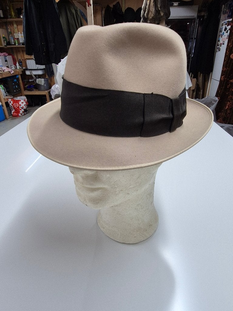 Borsalino fedora hoed, maat 57/58, Kleding | Heren, Hoeden en Petten, Borsalino, Hoed, Ophalen of Verzenden, 57 cm (M, 7⅛ inch) of minder