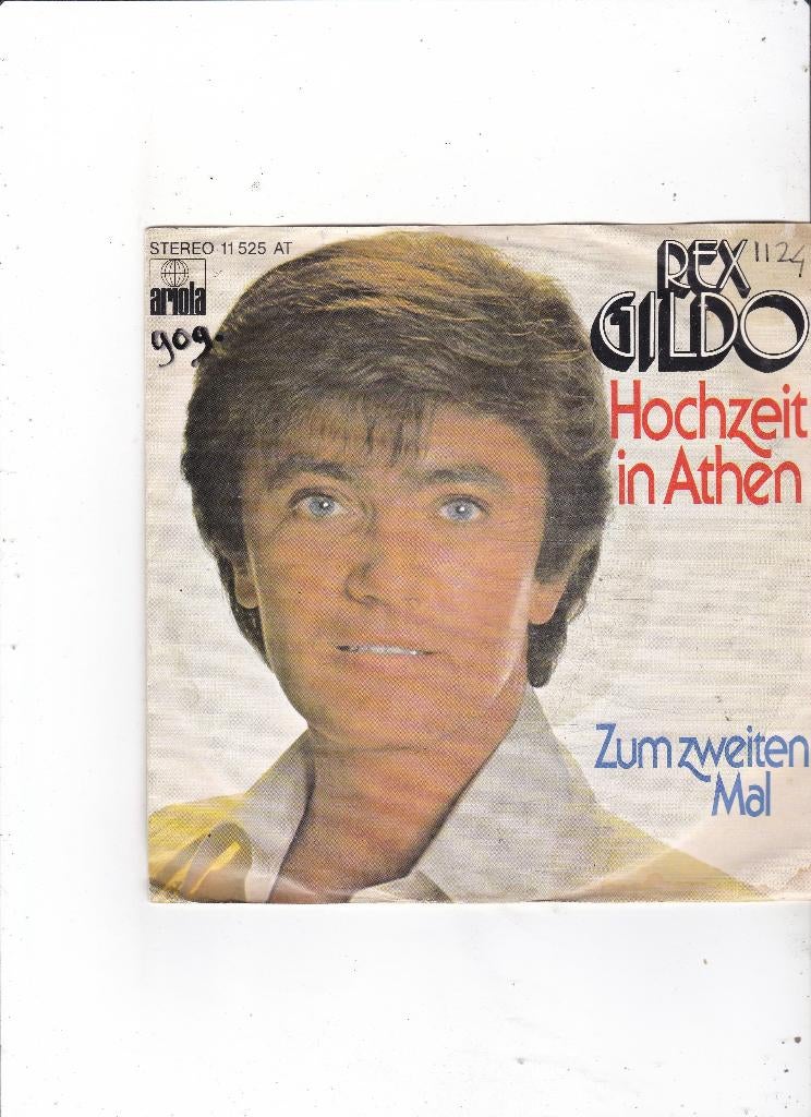 7" Single Rex Gildo - Hochzeit in Athen, Ophalen of Verzenden, Gebruikt, Pop