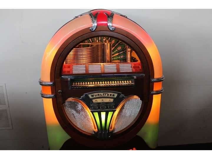 Prachtige WURLITZER 750 Jukebox, Met singles, Ophalen of Verzenden, Zo goed als nieuw, Wurlitzer