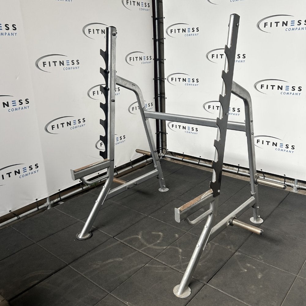 Half Rack – Grijs, Sport en Fitness, Fitnessmaterialen, Ophalen of Verzenden, Gebruikt, Benen, Overige typen