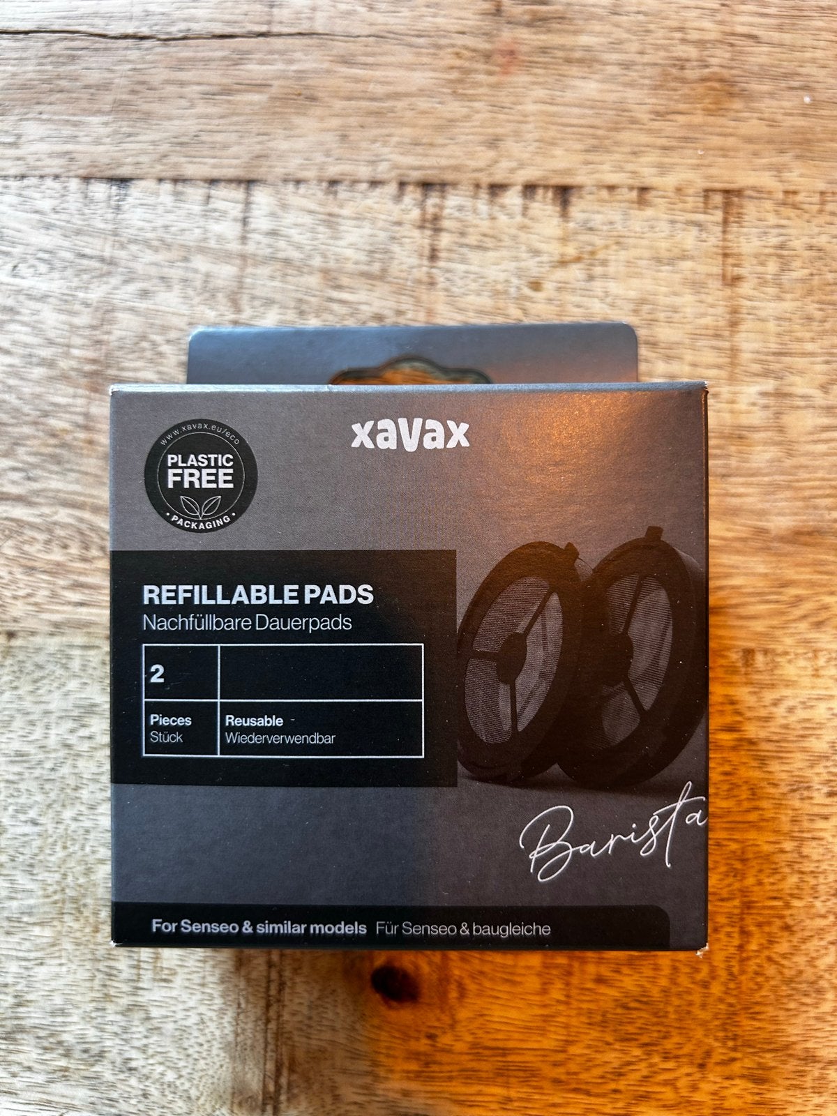 Xavax Hervulbare Koffiepads voor Senseo - 2 Stuks, Ophalen of Verzenden, Nieuw, Overige modellen, Koffiepads en cups