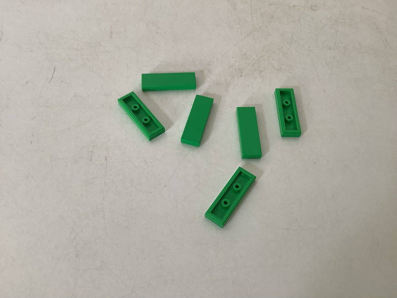 Lego tegel 1x3 licht groen, Ophalen of Verzenden, Gebruikt, Losse stenen, Lego