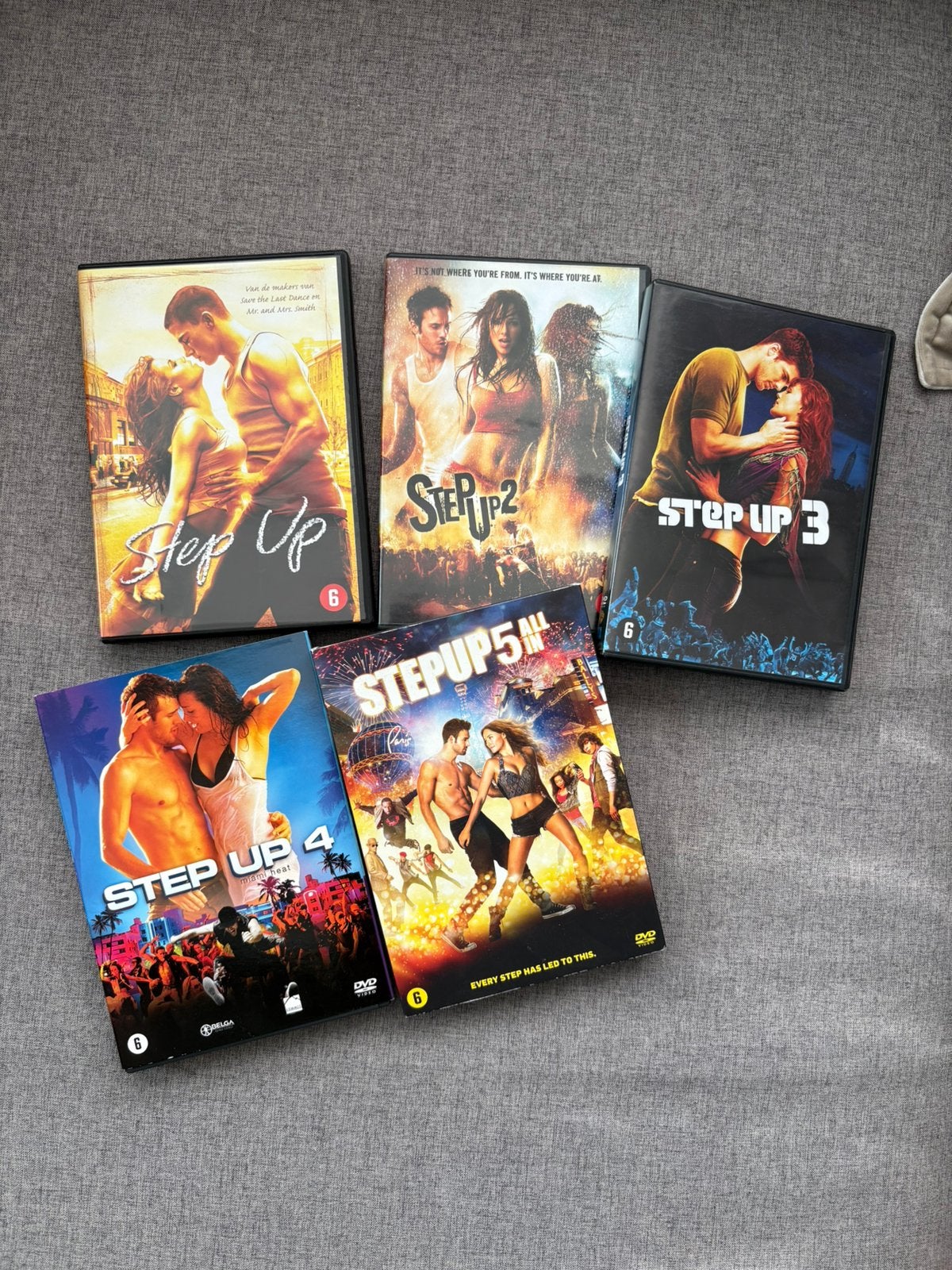 Step Up – complete dvd-set – 5 films, Alle leeftijden, Ophalen of Verzenden, Gebruikt