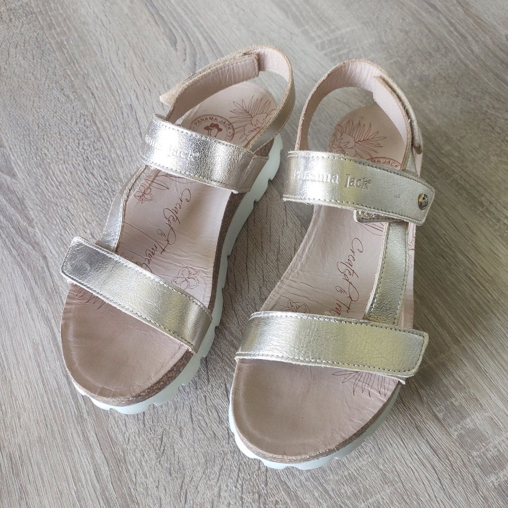 Sandalen van Panama Jack, echt leer, maat 38 - bijna nieuw, Overige kleuren, Zo goed als nieuw, Panama Jack, Sandalen of Muiltjes