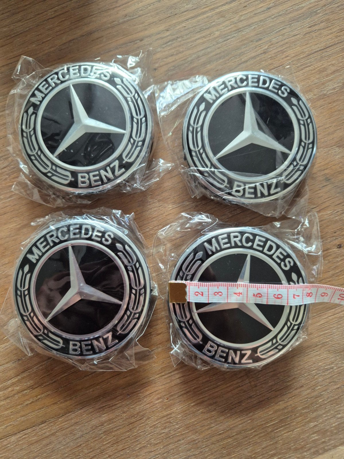 4x Mercedes Benz wieldop naafkap 75mm nieuw, Auto diversen, Wieldoppen, Ophalen of Verzenden, Nieuw
