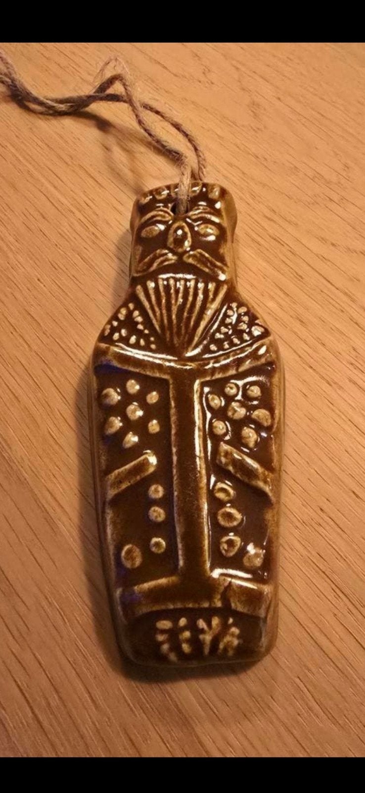 vintage antieke 70S keramische wanddecoratie ABRAHAM €7,50, Ophalen of Verzenden