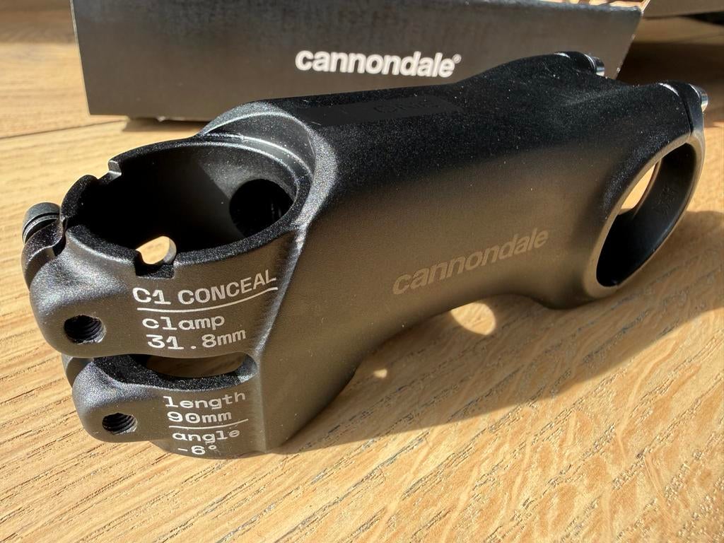 Cannondale C1 Conceal Stem - 90mm, -6, Fietsen en Brommers, Fietsonderdelen, Overige typen, Nieuw, Ophalen of Verzenden, Aluminium