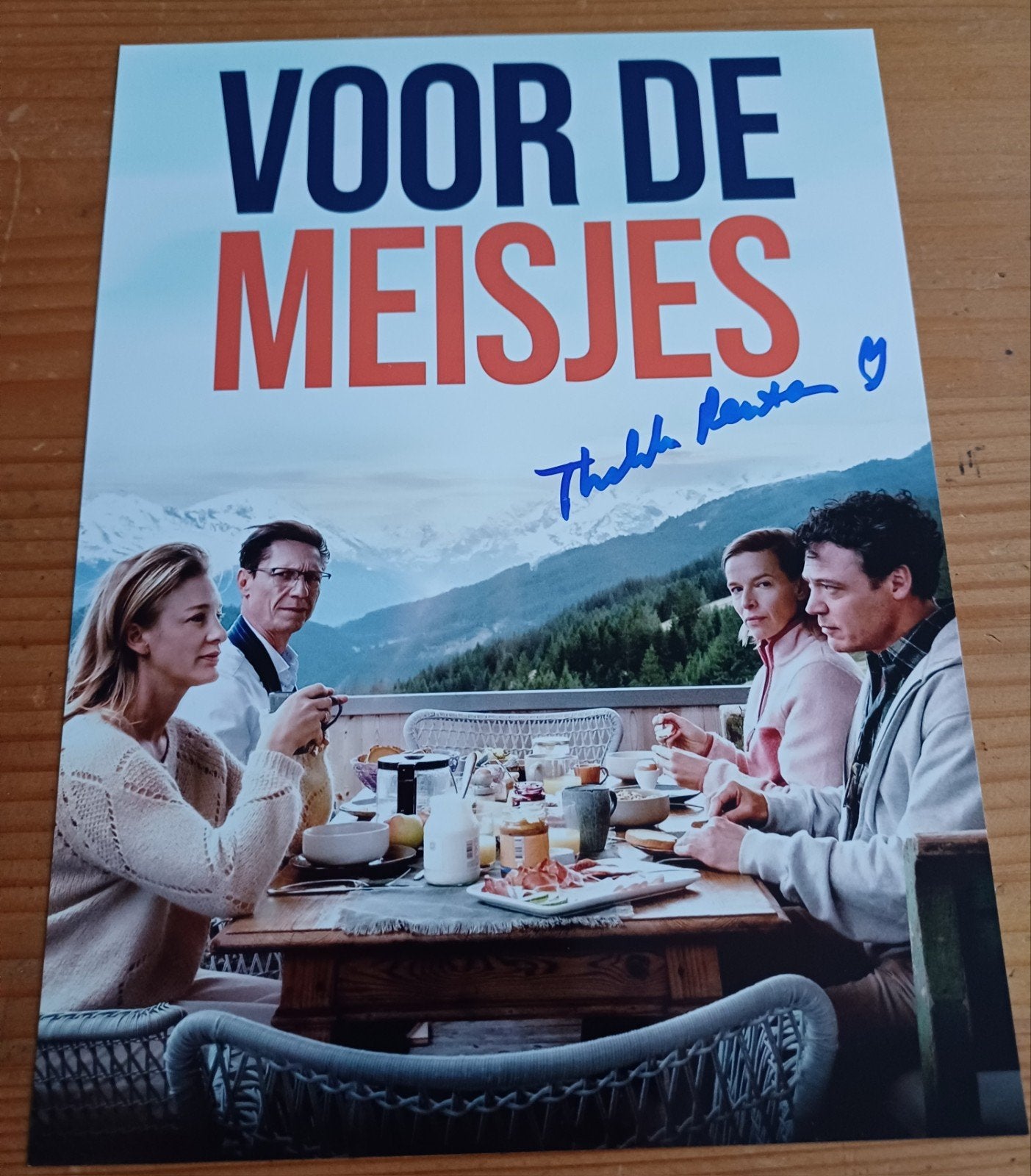 Thekla Reuten handtekening gesigneerde foto 20x15cm, Ophalen of Verzenden, Zo goed als nieuw