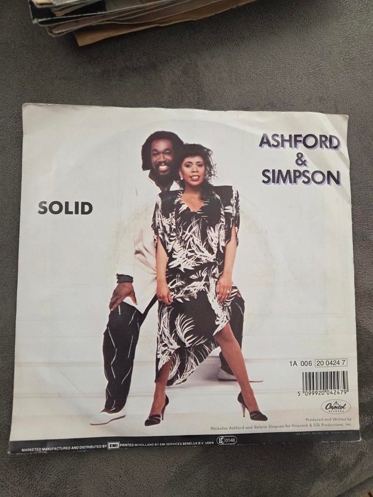 Ashford en Simpson Solid 7 inch singel vinyl, Ophalen of Verzenden, 7 inch