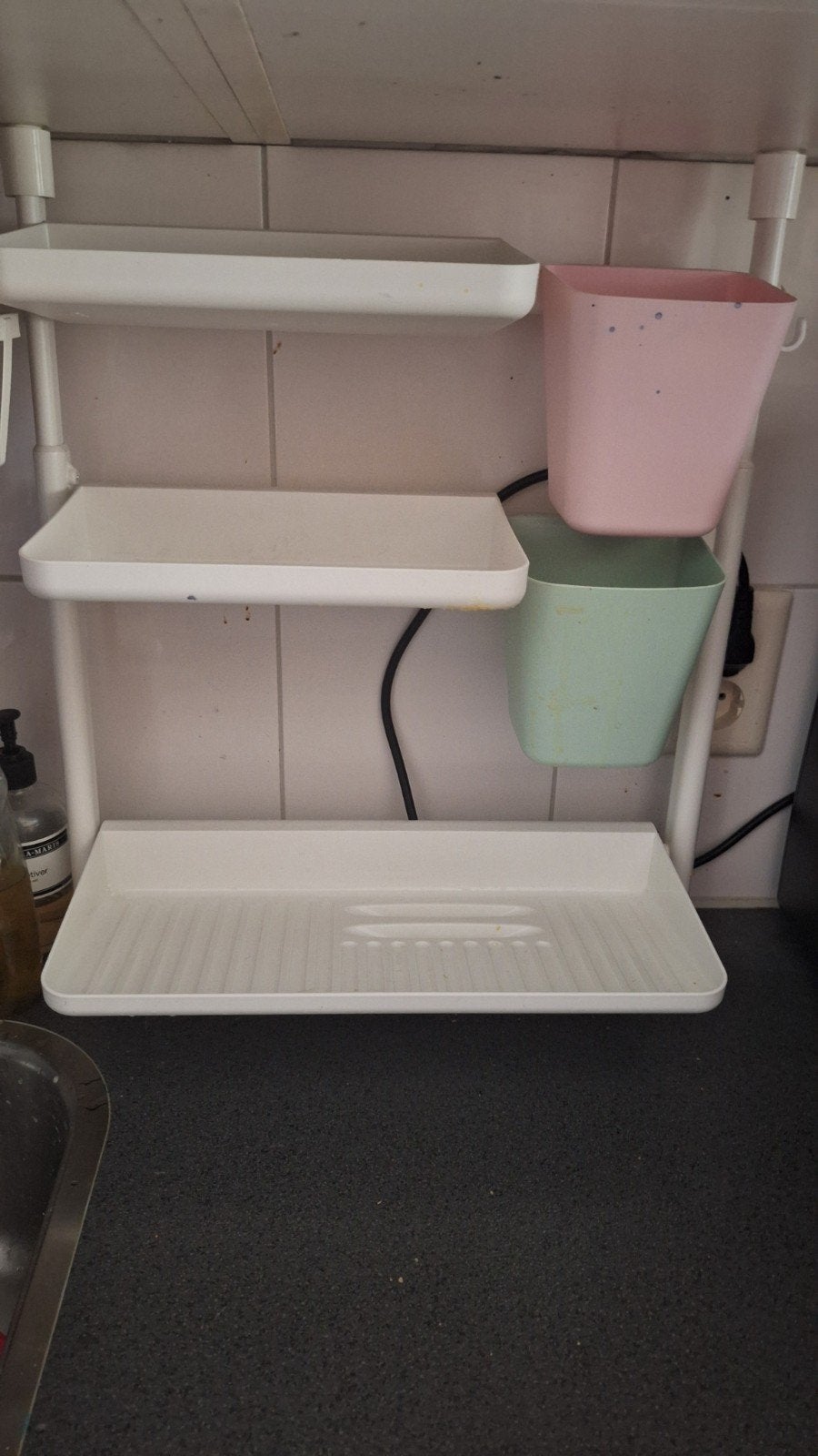 aanrecht organiser (ikea sunnersta), Ophalen