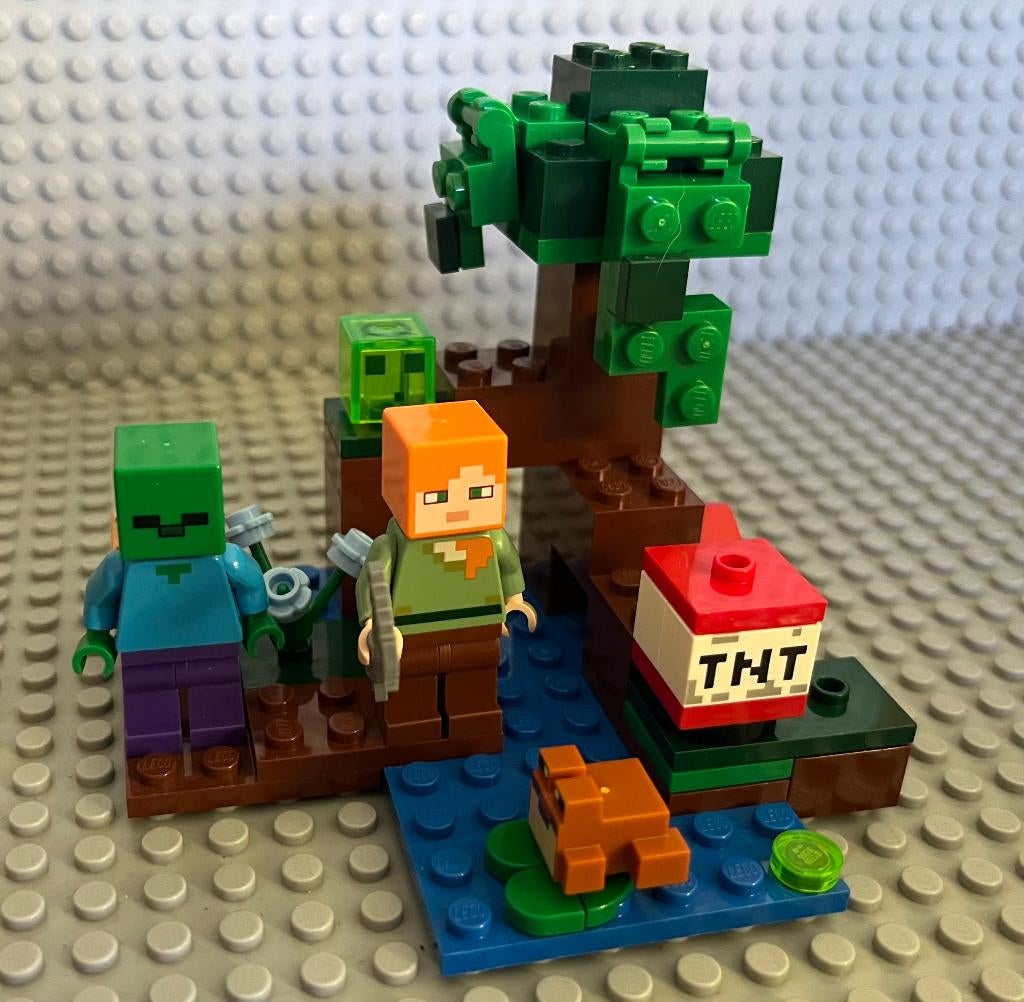 Minecraft 21240 The Swamp Adventure, Compleet, Minecraft, Lego, Ophalen of Verzenden