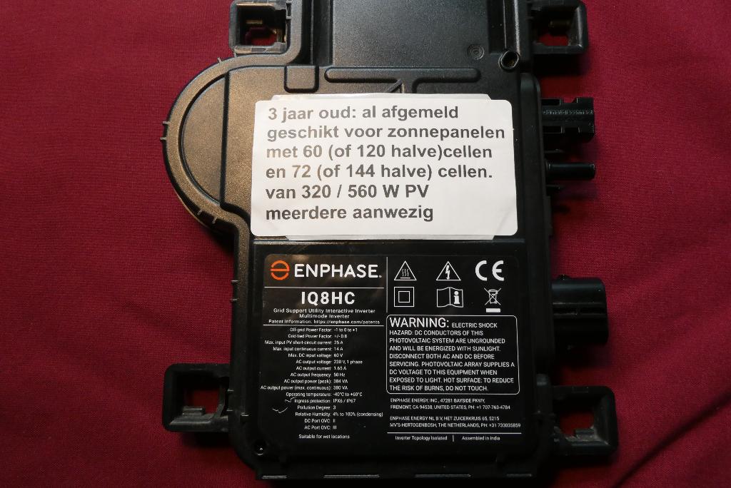 Enphase IQ8HC Micro Omvormers / 3 jaar oud -diverse aanwezig, Ophalen, Zo goed als nieuw, Overige typen