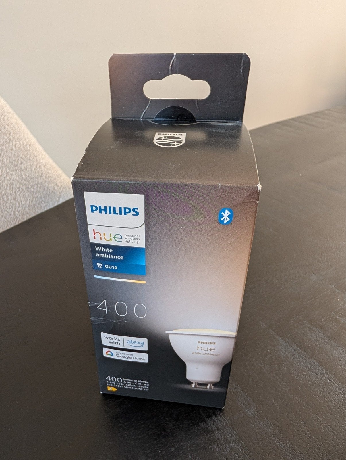 Meerdere nieuwe Philips Hue gu10 white ambiance 400lm spot, Huis en Inrichting, Led-lamp, Philips Hue, Instelbaar wit, GU10
