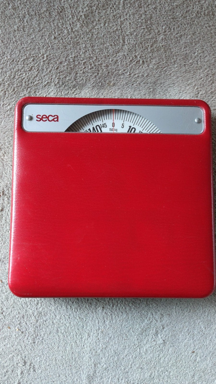 TOPSTAAT vintage Seca personenweegschaal - Analoog - 150 kg, Gebruikt, Analoog, 100 kg of meer, Ophalen of Verzenden