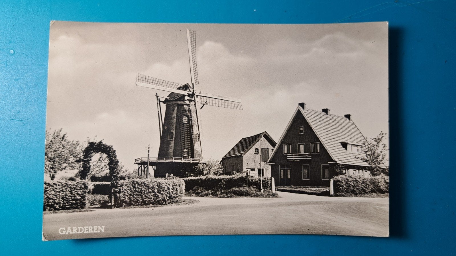 Garderen molen 1955, Ophalen of Verzenden, 1940 tot 1960, Gelopen, Gelderland