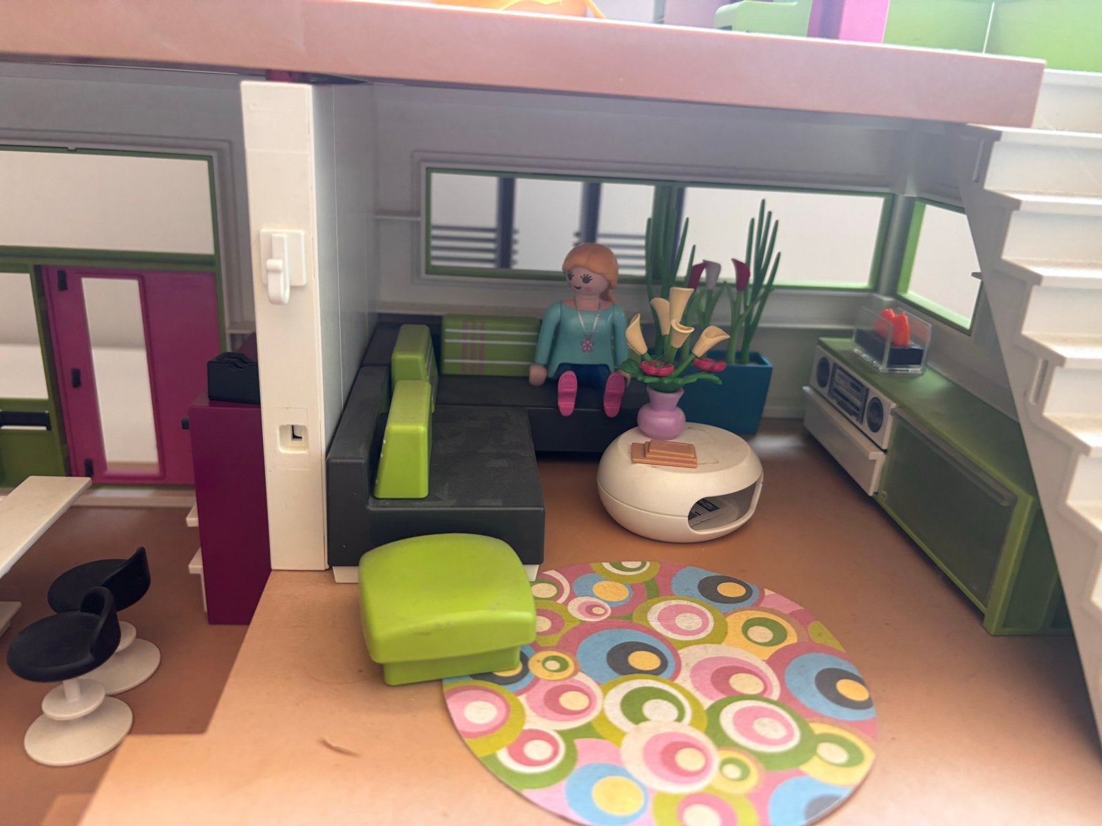 Playmobil Modern Luxe Villa (5574) met extra's, Kinderen en Baby's, Speelgoed | Playmobil, Gebouw, Complete set, Ophalen of Verzenden