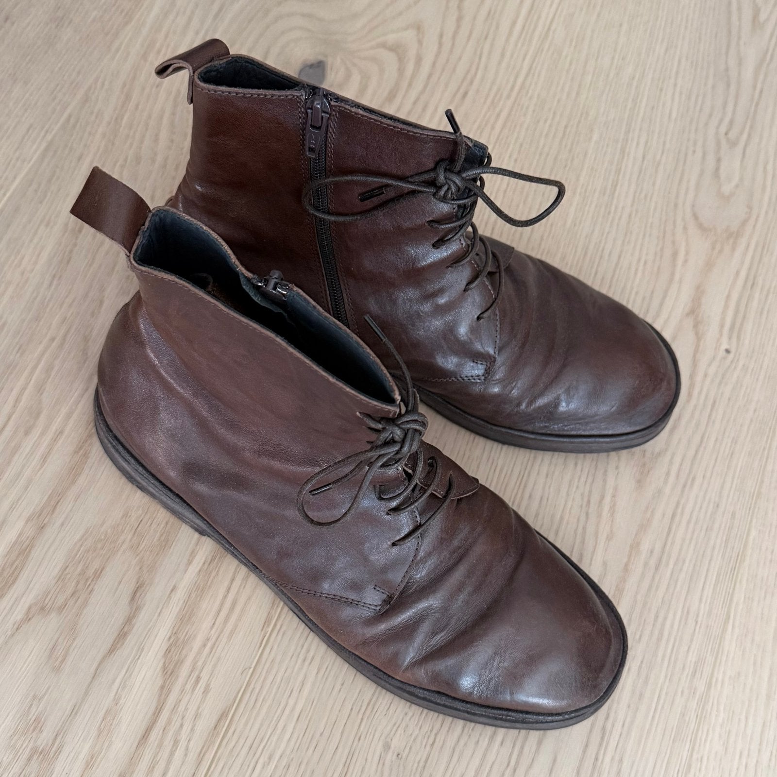 Moma Jobs bruin (42=43), Ophalen of Verzenden, Zo goed als nieuw, Bruin, Boots
