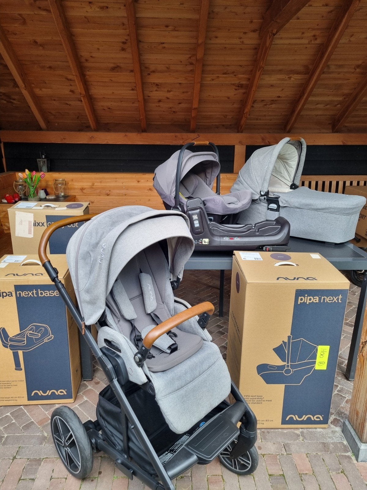 Nuna Mixx Next kinderwagen met reiswieg en Pipa autostoel, Kinderen en Baby's, Kinderwagens en Combinaties, Ophalen, Zo goed als nieuw