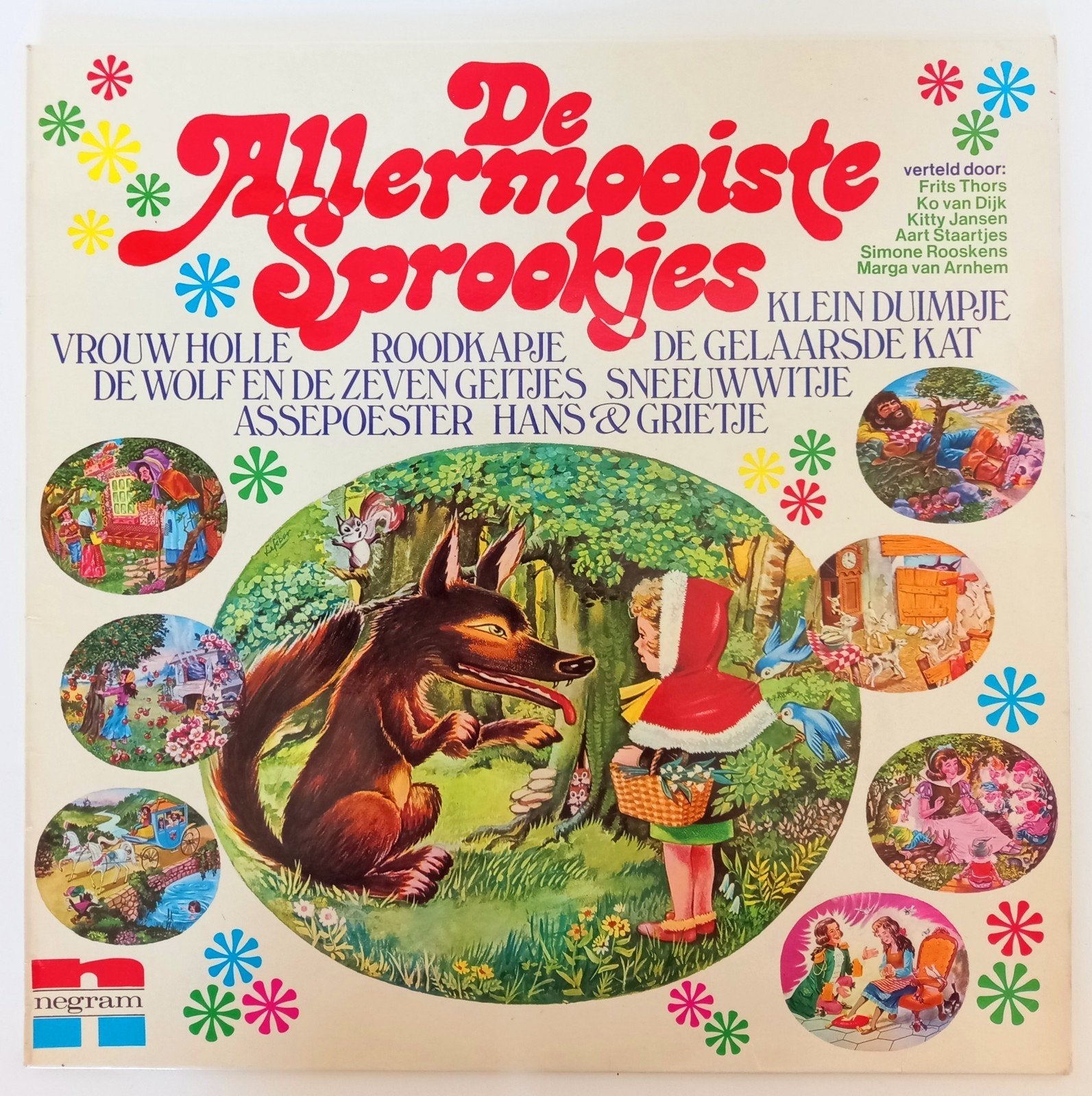 LP De Allermooiste Sprookjes/Aart Staartjes jaren 70, LP, Gebruikt, Ophalen of Verzenden, 3 tot 5 jaar