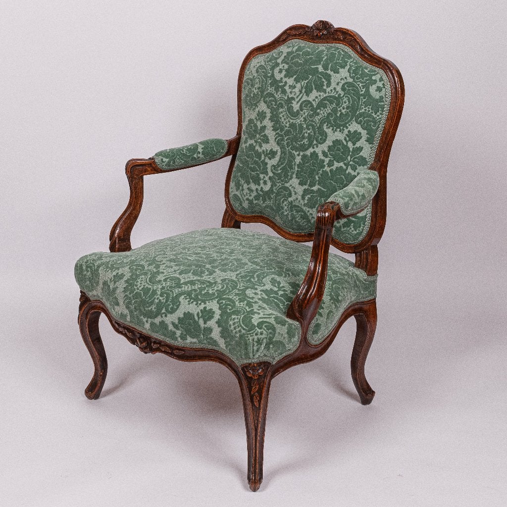Louis XV stoel, 18e eeuw, Antiek en Kunst, Ophalen