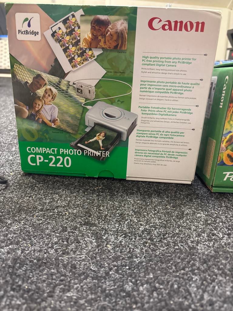 Canon Compact Photo Printer CP-220 - Draagbare Fotoprinter, Ophalen, Zo goed als nieuw