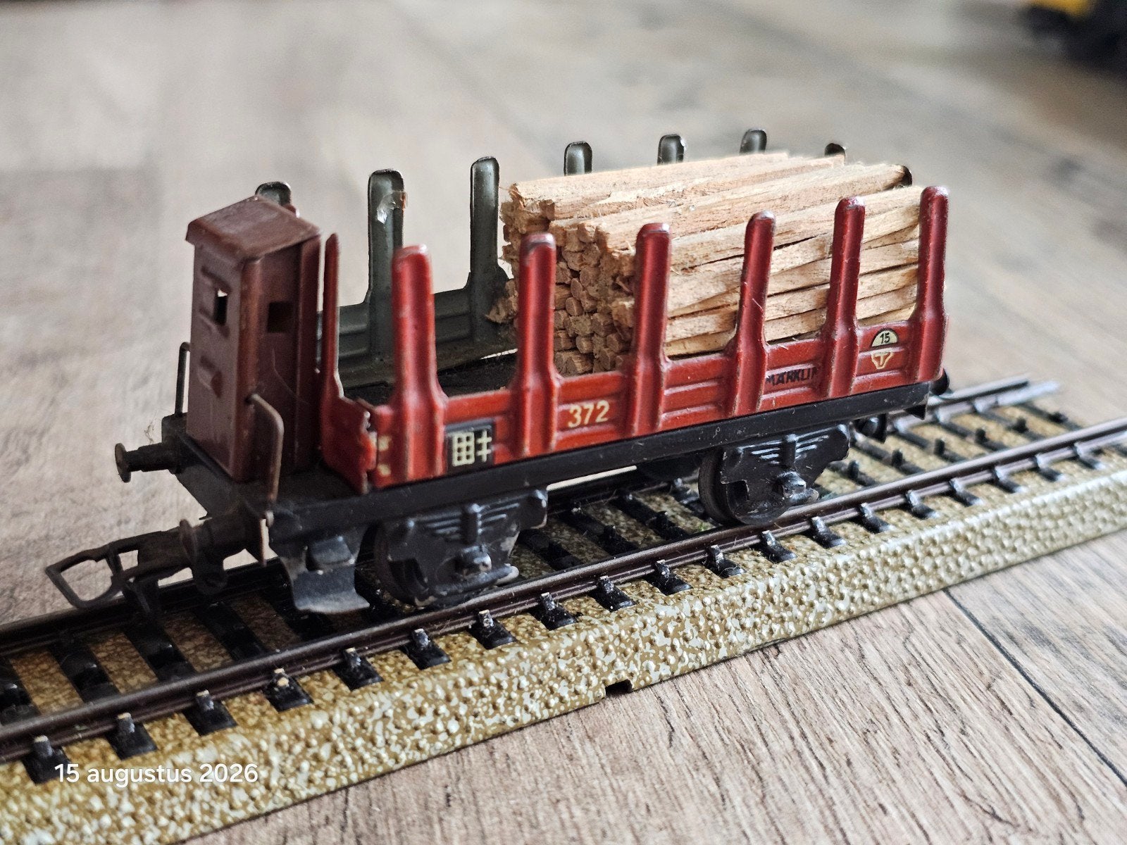 Märklin HO Oude Blikken Wagon - Modelspoor Houtlading, Hobby en Vrije tijd, Modeltreinen | H0, Ophalen of Verzenden, Gebruikt