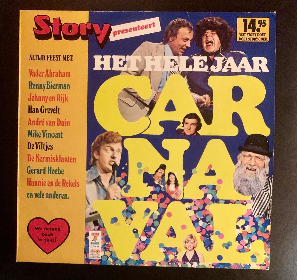 LP Story Presenteert: Het Hele Jaar Carnaval carnavalsmuziek, Ophalen of Verzenden, Gebruikt, 12 inch, Levenslied of Smartlap