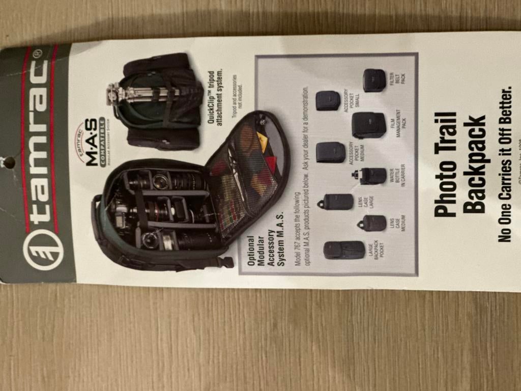 tamrac extreme fototas, Ophalen of Verzenden, Zo goed als nieuw, Rugtas, Overige merken