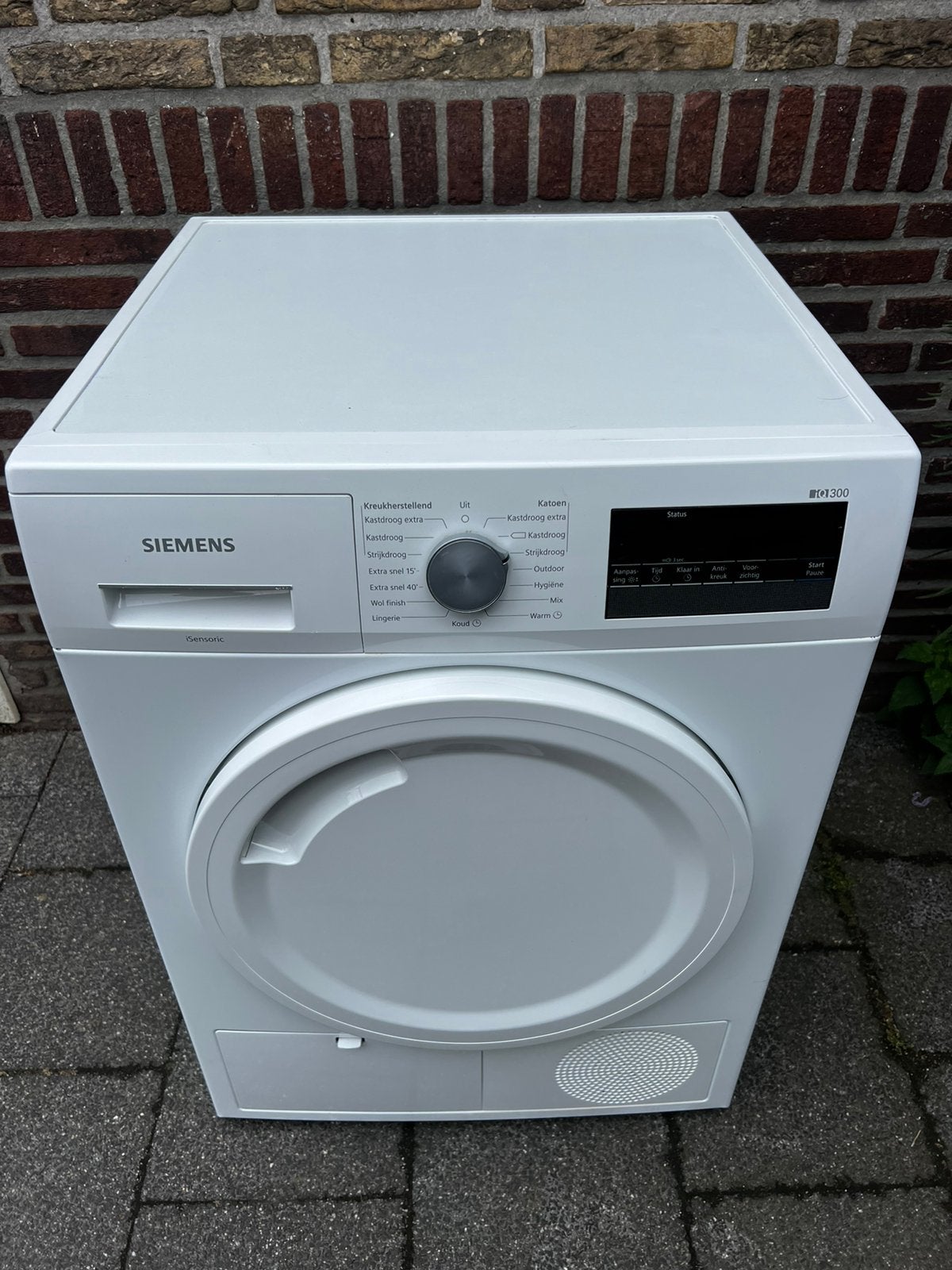 Siemens (Bosch) 8KG Condens Droger, Ophalen, 8 tot 10 kg, Zo goed als nieuw, 85 tot 90 cm