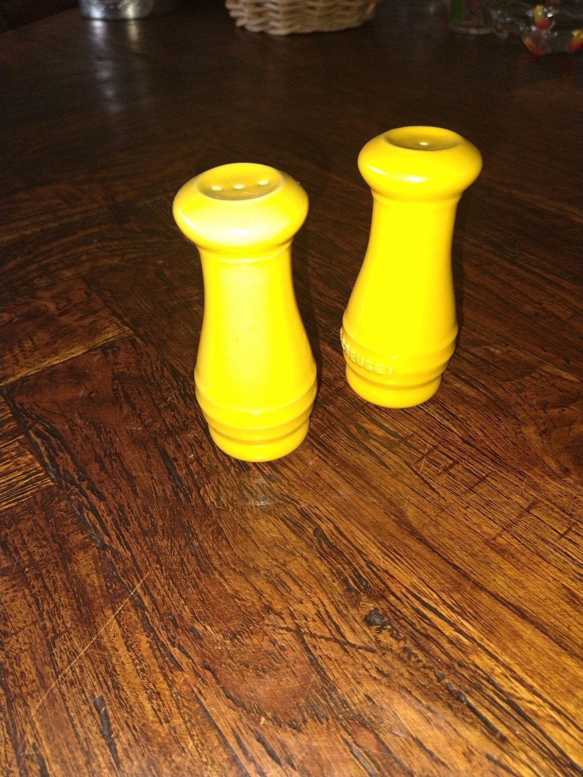 Le Creuset Peper- en Zoutstel - Geel, Ophalen of Verzenden