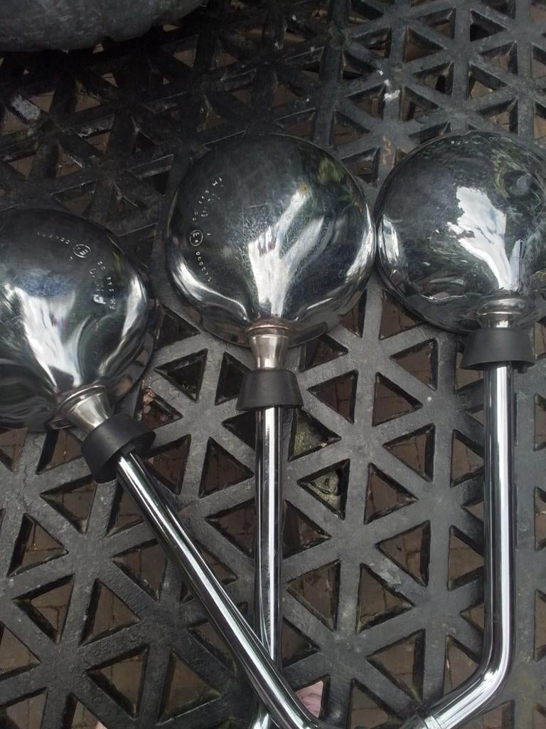 Vespa LX spiegels - Set van 3, Ophalen, Gebruikt, Overige typen, Vespa