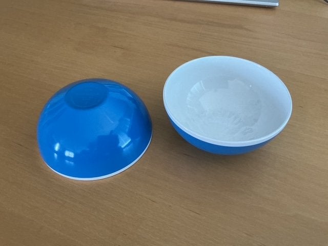 2 Rosti Mepal dessert schaaltjes inhoud 250 ml, Caravans en Kamperen, Kampeeraccessoires, Ophalen of Verzenden, Zo goed als nieuw