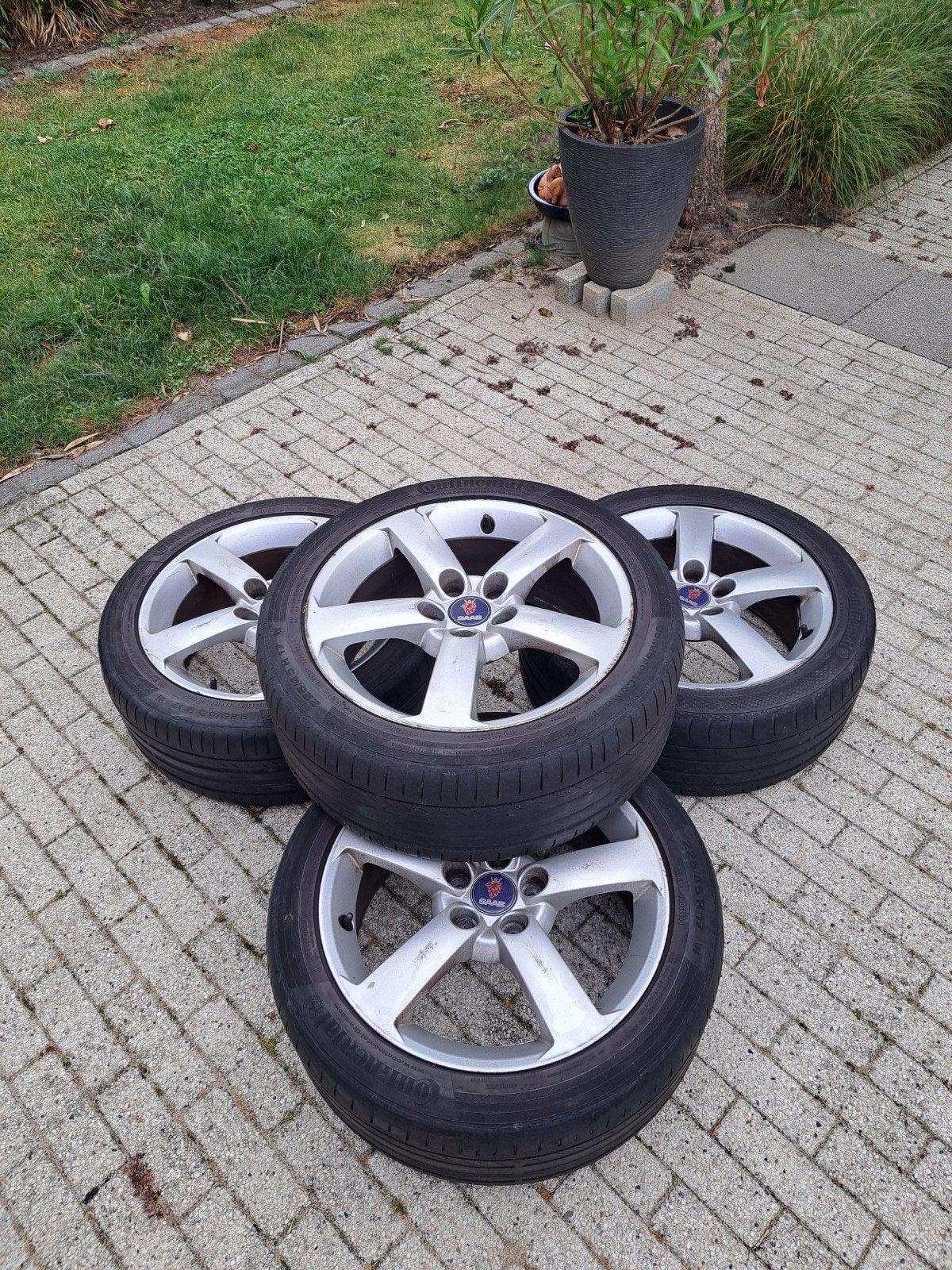 Saab velgen, Ophalen, Saab