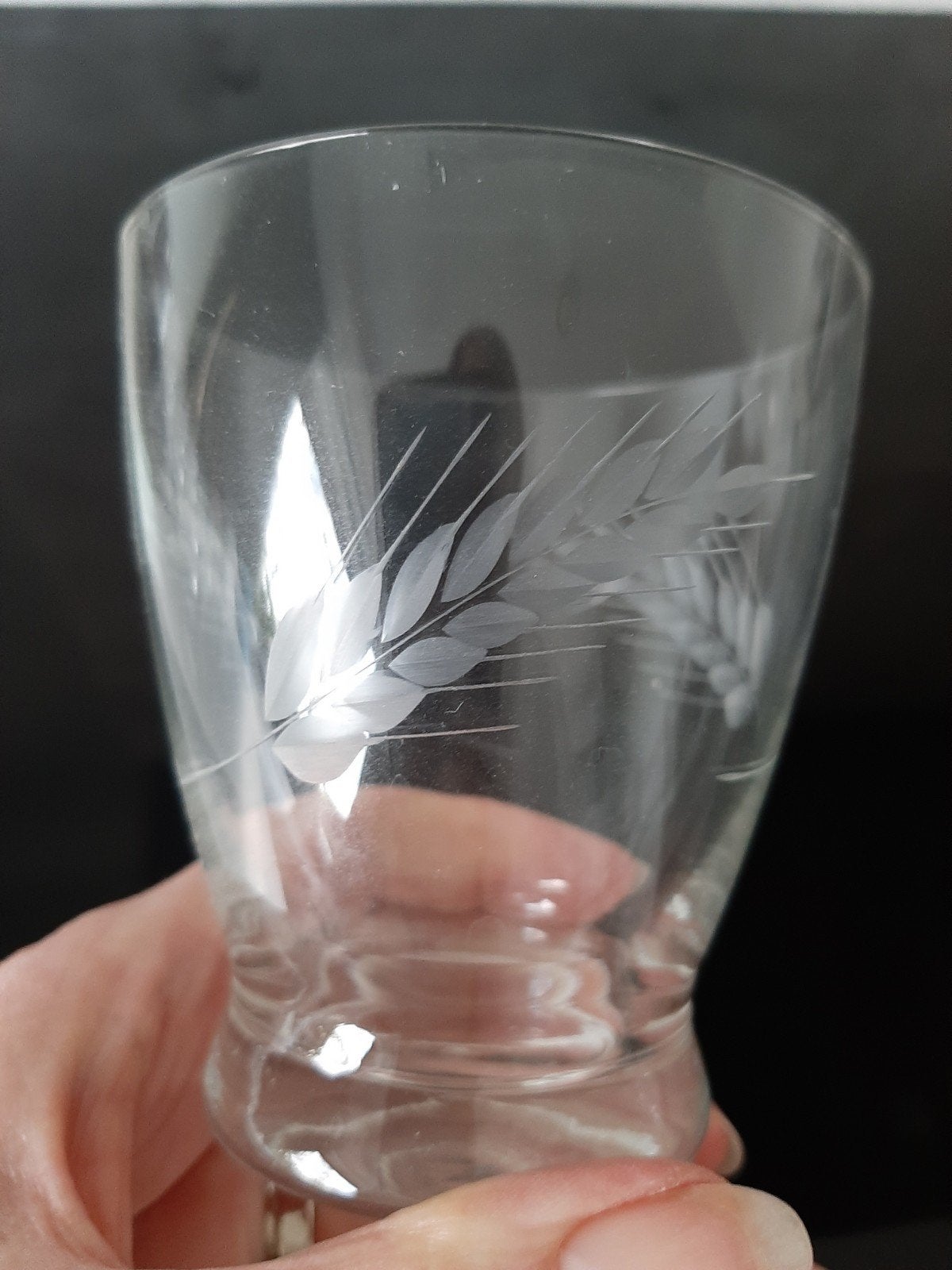 Restant Korenaar glaswerk kristal., Ophalen of Verzenden, Gebruikt, Overige typen