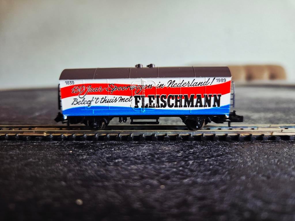 Fleischmann 905320 NS Gesloten Goederenwagon N-spoor, Hobby en Vrije tijd, Gelijkstroom, Fleischmann, Wagon, Ophalen of Verzenden