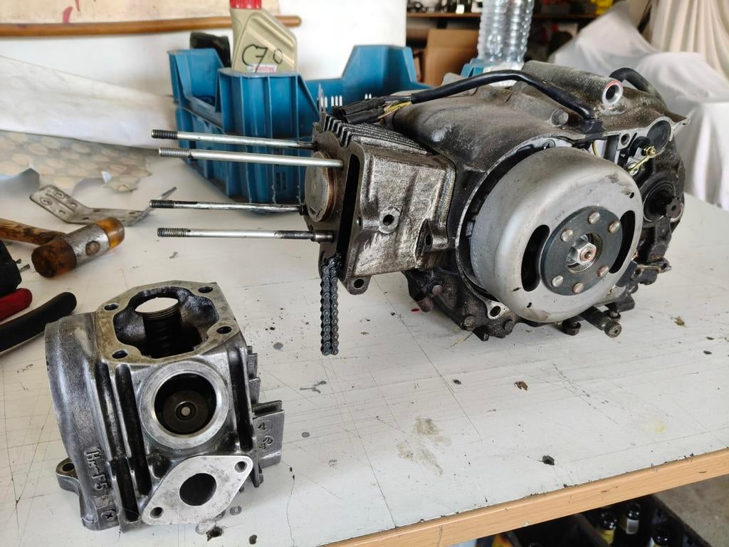 Los motorblok Honda C70, Ophalen, Gebruikt