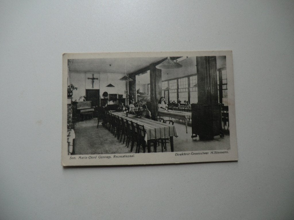 Sanatorium Maria Oord,Gennep,Ottersum,Recreatiezaal,, Ophalen of Verzenden, 1920 tot 1940, Ongelopen, Limburg