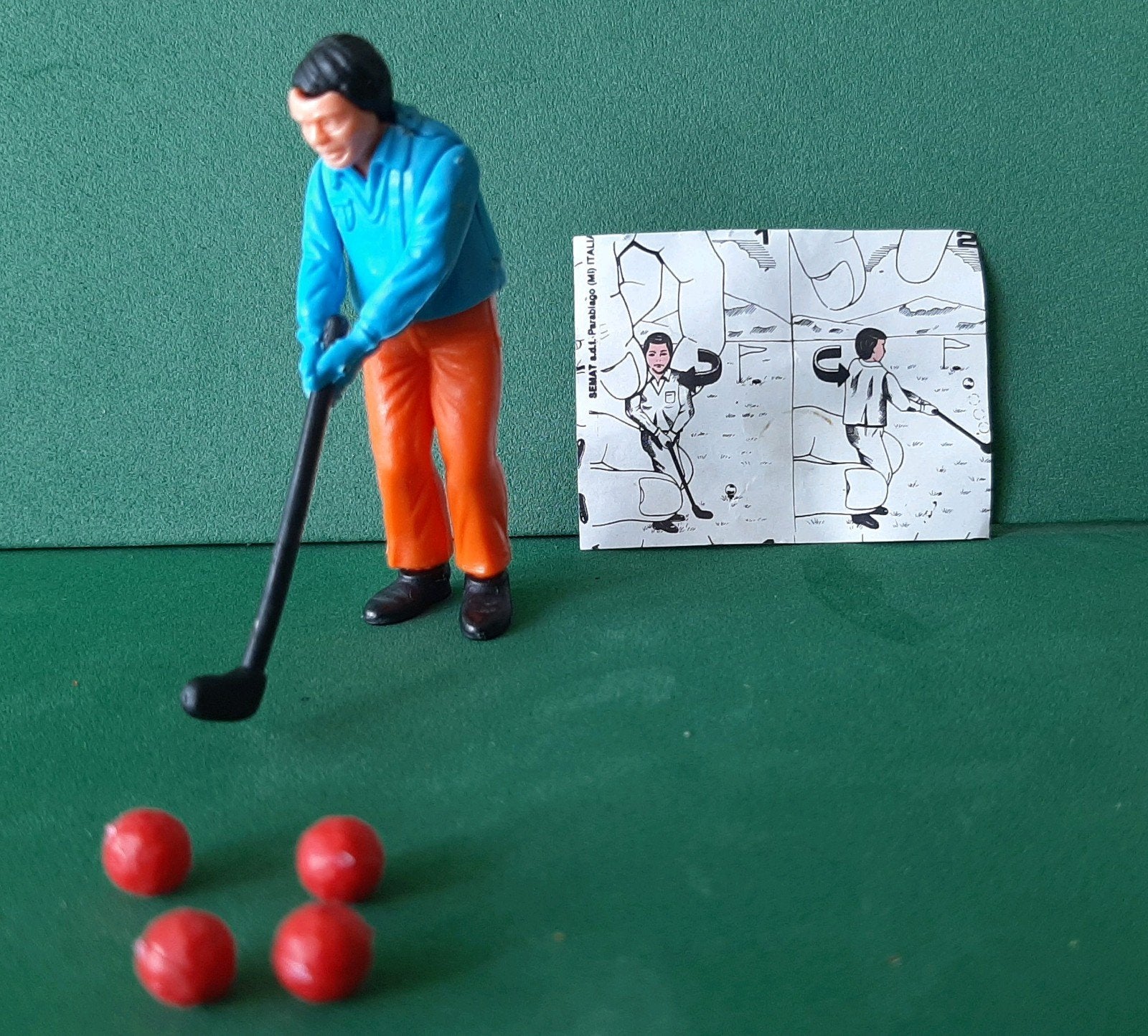 Ferrero Kinder Surprise Golfspeler Figuur met Accessoires, Verzamelen, Ophalen of Verzenden, Gebruikt