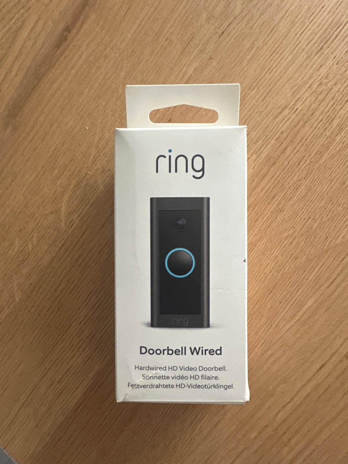 Ring Doorbell Wired - Nieuw in doos, Huis en Inrichting, Deurbellen, Ophalen of Verzenden, Ingebouwde camera, Nieuw, Bedraad
