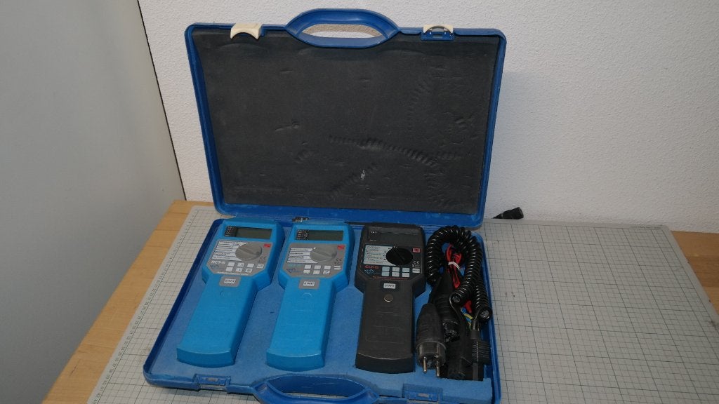nieaf set van 3 megger-aardlek-impedantie rct-s elt-s irt-s, Nieaf, Gebruikt, Multimeter, Ophalen of Verzenden