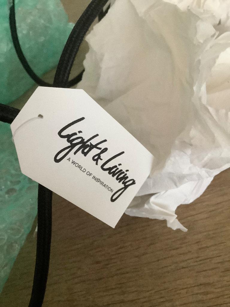 Hanglampen 3x light & living, Ophalen, Zo goed als nieuw, Glas, Minder dan 50 cm