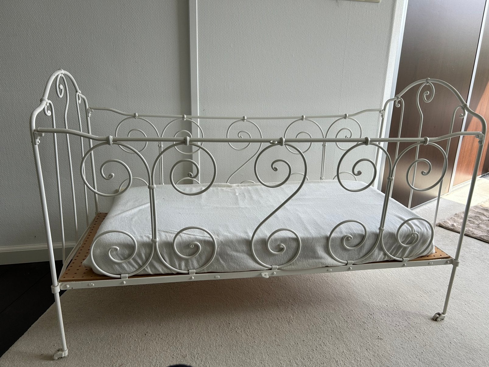 Kinderbedje, Kinderen en Baby's, Ophalen, Gebruikt, Minder dan 140 cm, Matras