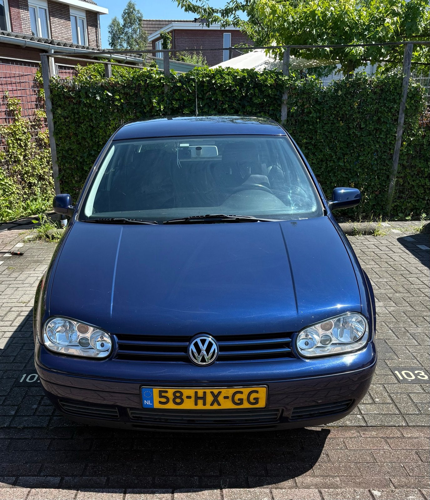 Volkswagen Golf IV  1.6 16v Sportline, Voorwielaandrijving, Stof, 1145 kg, Blauw