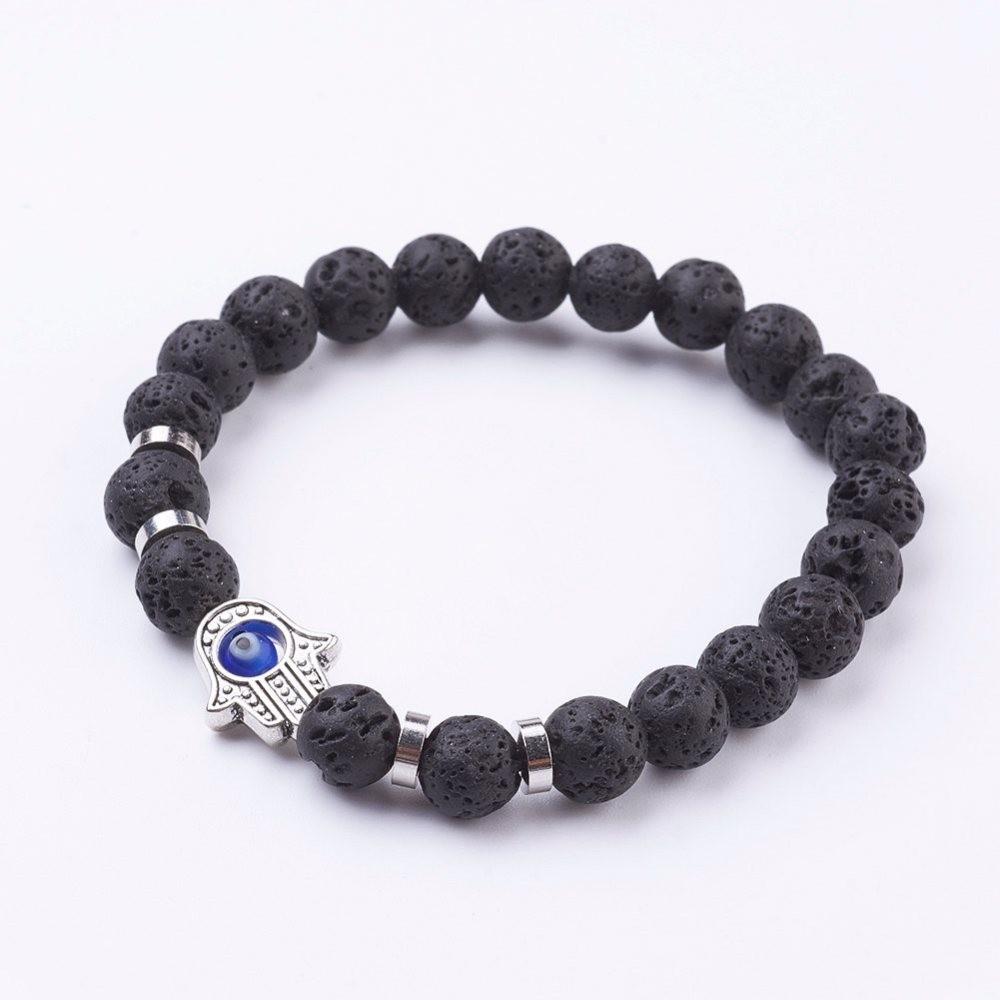 Armband van lava Hand van Fatima, Info.adorabeads@gmail.com, Want 18 Hoogvliet, Adorabeads, Verzenden