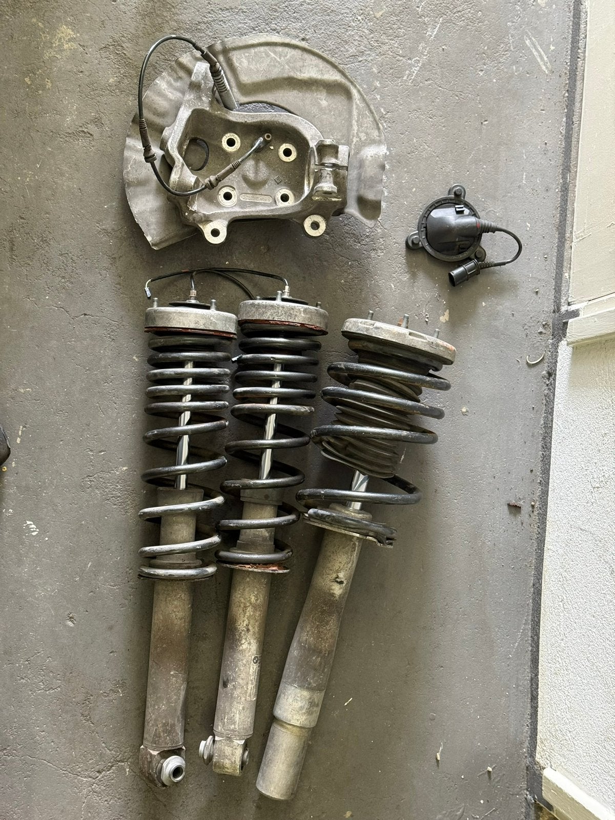 Orig. BMW E60/E61 M5 EDC Schokdemper | Voor-Achter-Fusee |, Auto-onderdelen, Motor en Toebehoren, Ophalen of Verzenden, Gebruikt